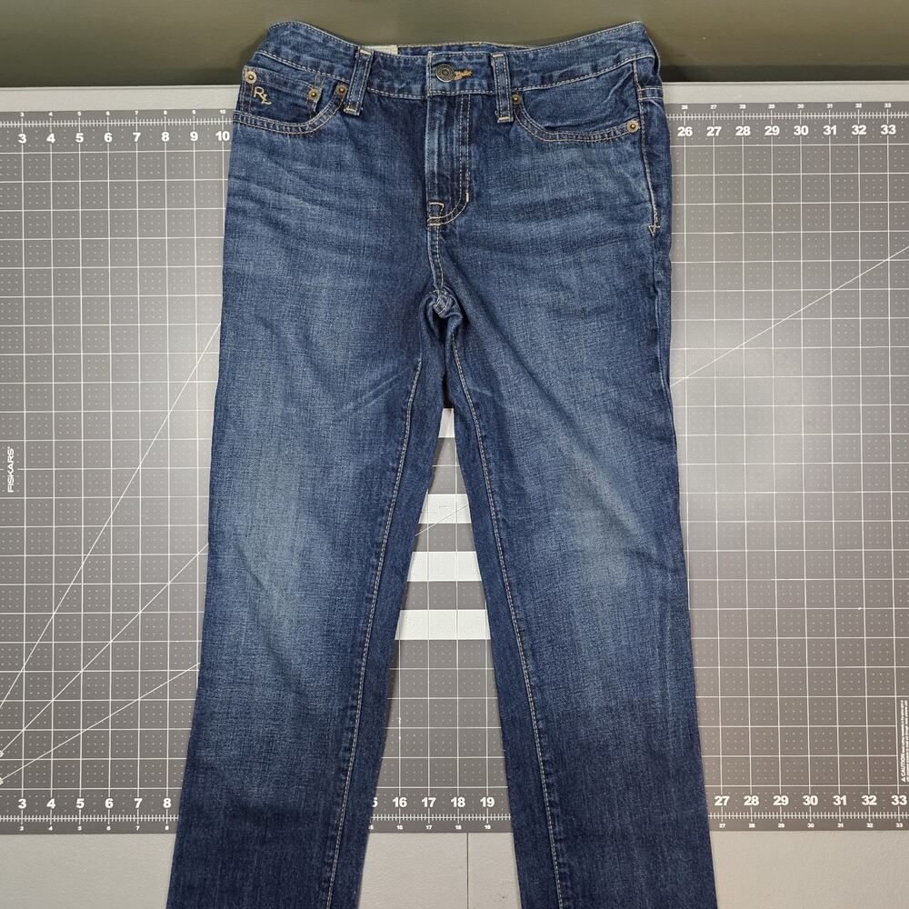 Polo Ralph Lauren Jeans Boys 12 27x27 Blue Indigo Straight Fit Preppy School